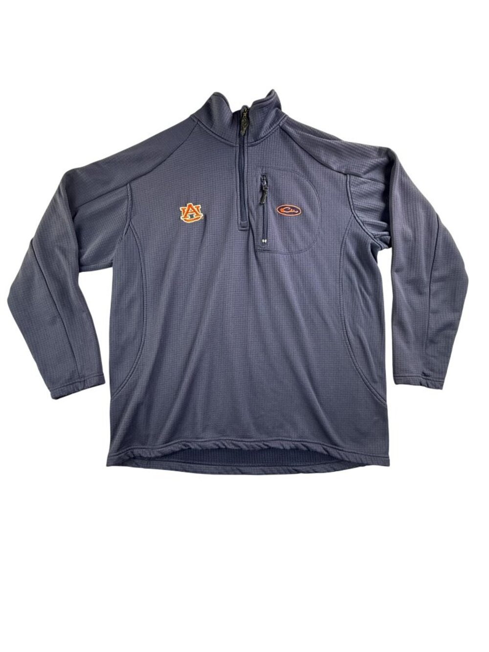 Auburn Tigers Sweatshirt Mens Large Blue NCAA Football Drake 1/4 Zip Pullover